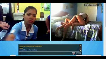 Gadis Indonesia Menggoda Di Layar Webcam