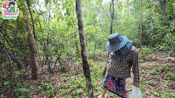 สาวไทยหลงป่าอารมณ์พุ่งพล่านถึงจุดสุดยอด
