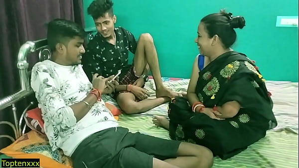 Istri Panas India Dibagi Dengan Teman! Seks Hindi Asli