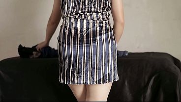 Gadis Indo Tanpa Celana Dalam, Lagi Beres-beres Tiba-tiba Ditembus Kontol Dari Belakang