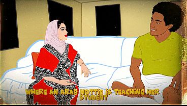 Tutor Arab Montok Besar Ngejar Murid Biar Belajar Trik Baru Yang Bikin Basah