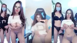 Shanty Colmek Bareng Bestie Sambil Ngobrolin Kontol