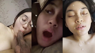 Bokep Indo Mahasiswi Amoy Cantik Kacamata, Muka Banjir Crot