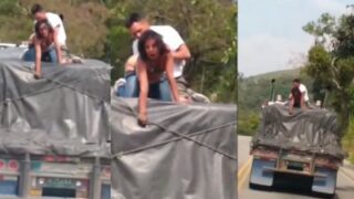 Gadis Nri Nekat Ngentot Di Atas Truk Terbuka, Bikin Makin Liar