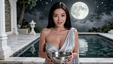 Teman-teman, Bayangin Xinyi Lagi Telanjang Dikasi Creampie Di Kuil Bulan, Bikin Makin Basah Dan Bercahaya.